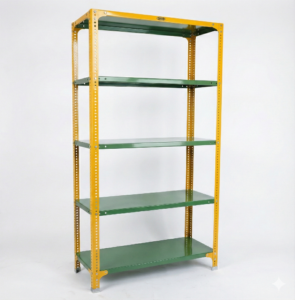 Slotted angle storage racks