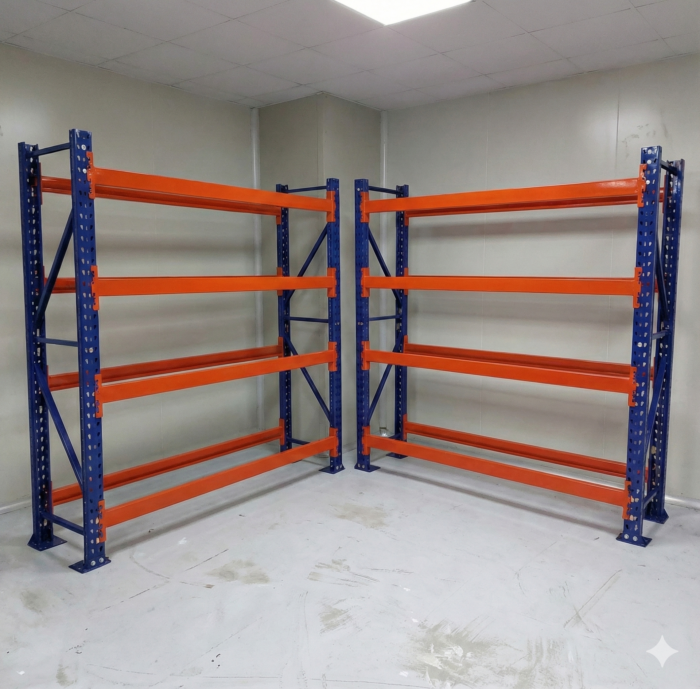 Slotted angle storage racks