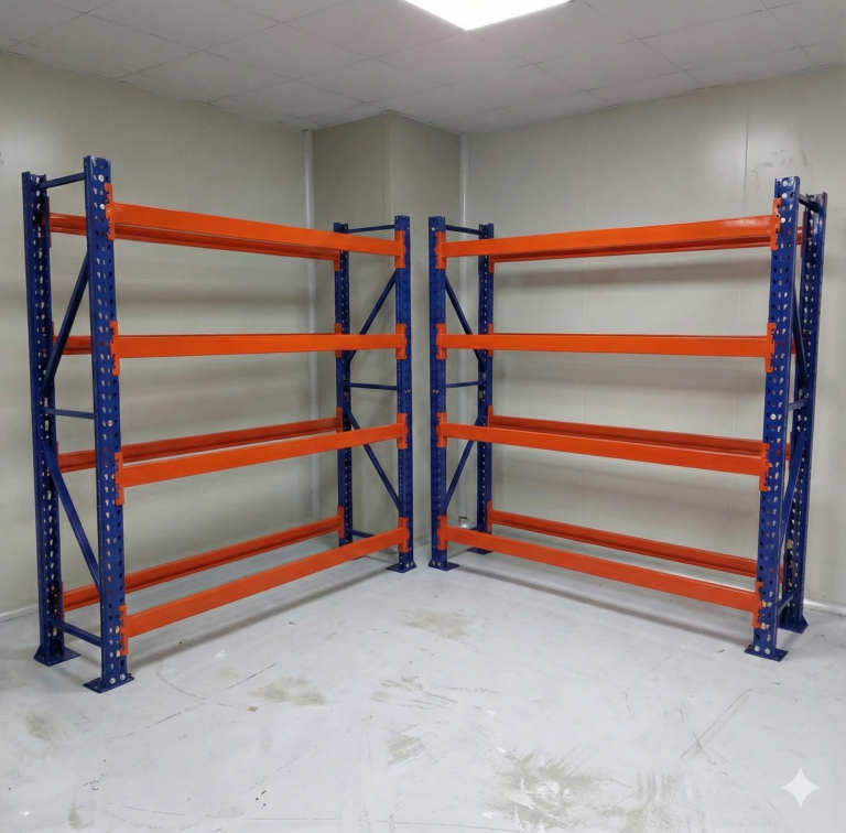 Slotted angle storage racks