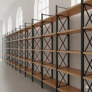 Slotted angle storage racks