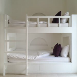Metal beds and bunk beds