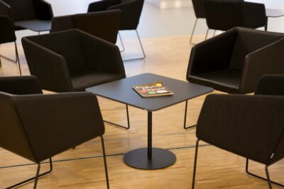 Cafeteria tables and seating furniture