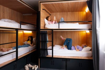 Metal beds and bunk beds