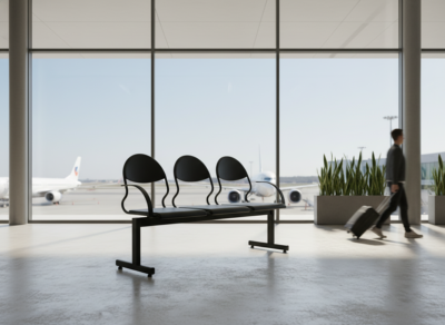 Office visitor chair for waiting area